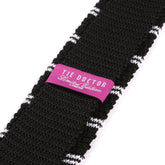 Black Kent Silk Knitted Tie - Tie Doctor